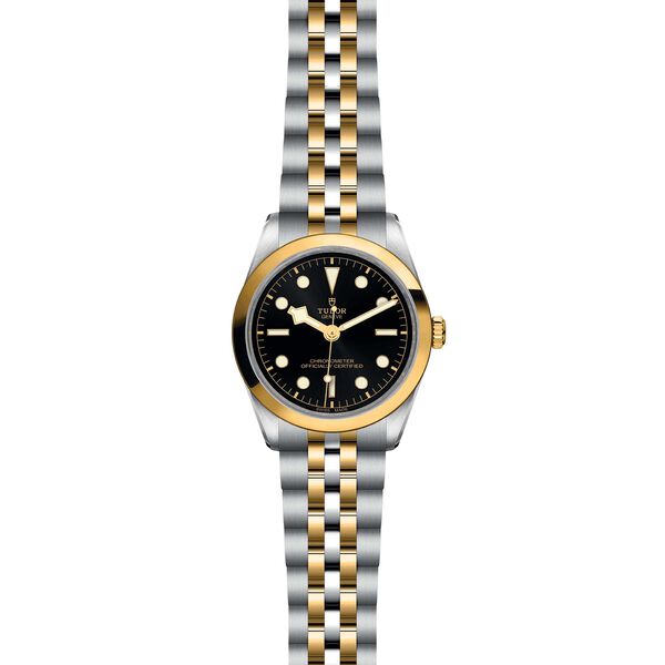 Black Bay 36 mm automatique en or jaune et acier inoxydable