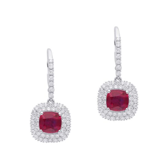 maison birks salon ruby double halo diamond earrings sg05251e ru front image number 0