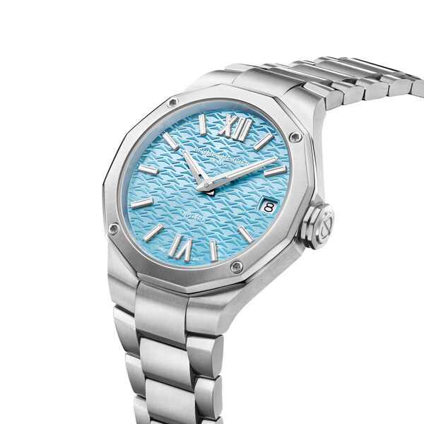 Riviera 33 mm quartz en acier inoxydable