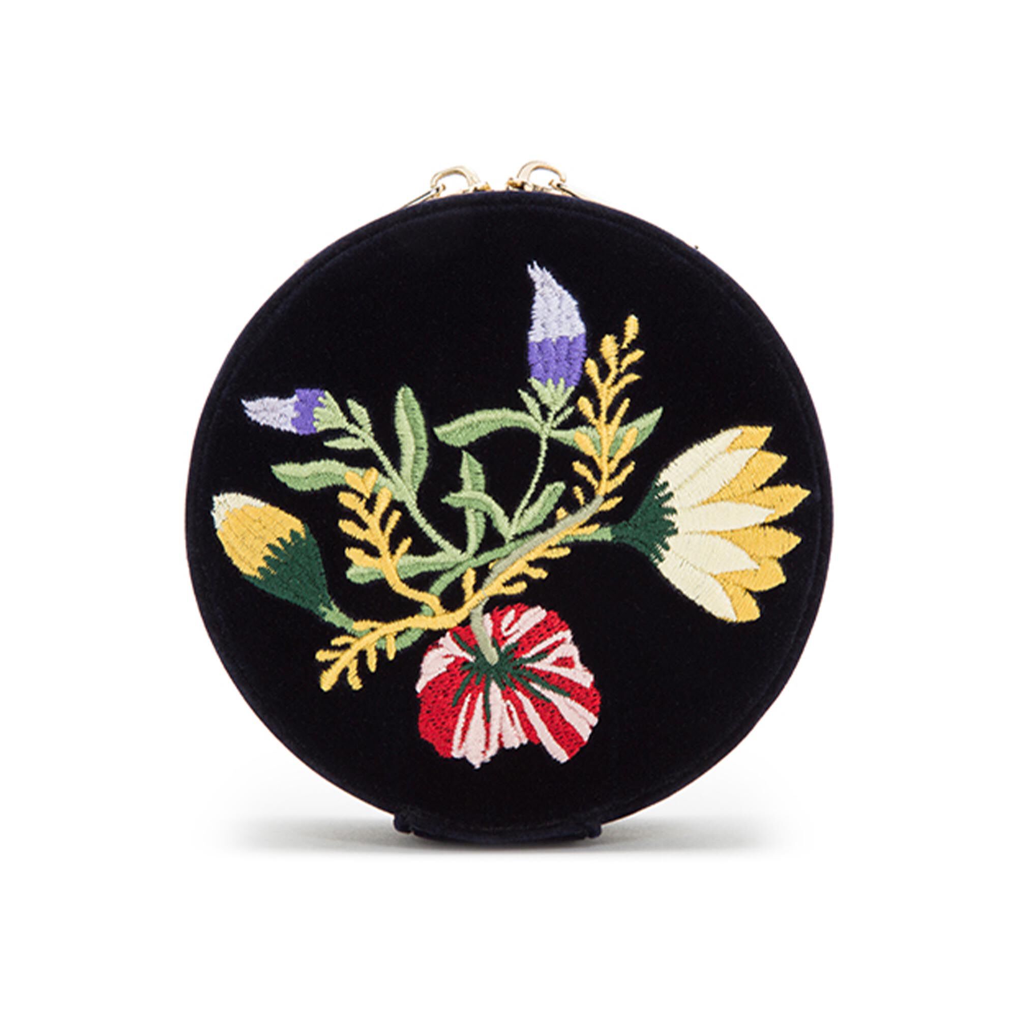 Zoe Indigo Round Travel Zip Case | WOLF | 393216 Zoe Indigo Round Travel Zip Case | WOLF | 393216
