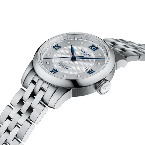Le Locle 20th Anniversary 29 mm automatique en acier inoxydable et diamants