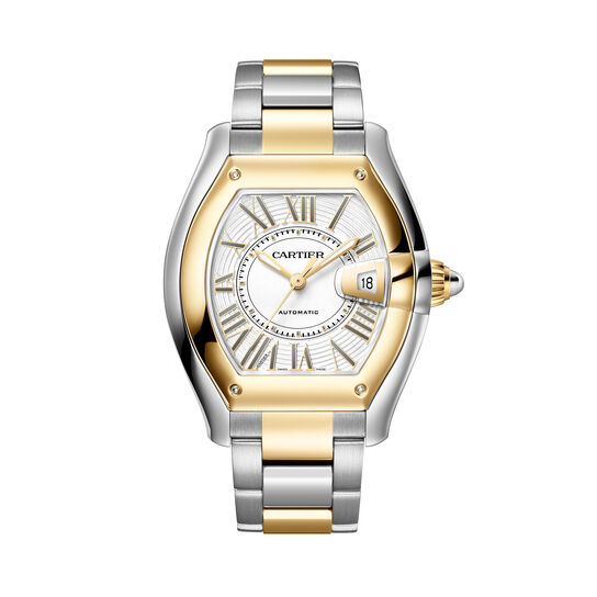 Cartier Roadster Large Automatic 47 X 39 mm Stainless Steel and Yellow Gold image number 0