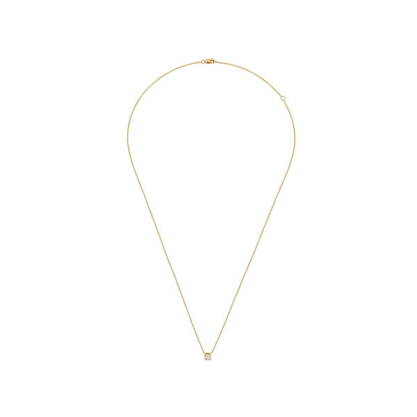 Collier Le Cube Diamant en or jaune avec diamant, petit modèle