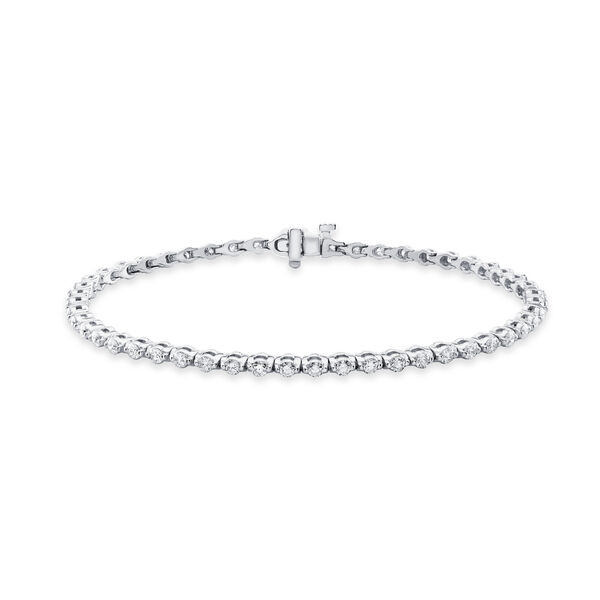 Bracelet en or blanc avec 51 diamants