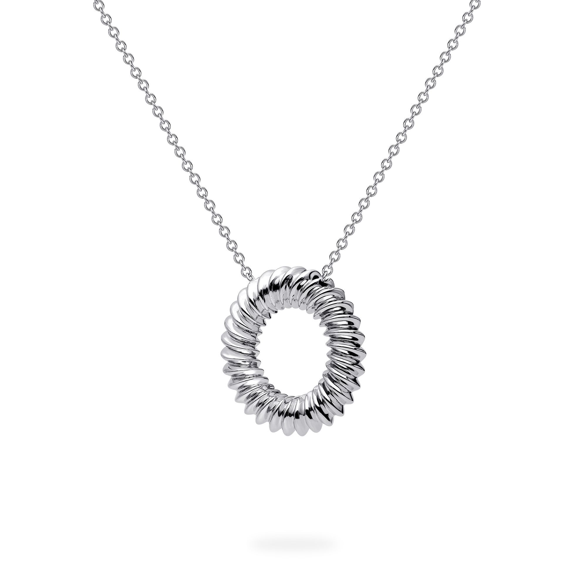 Silver Spiral Pendant