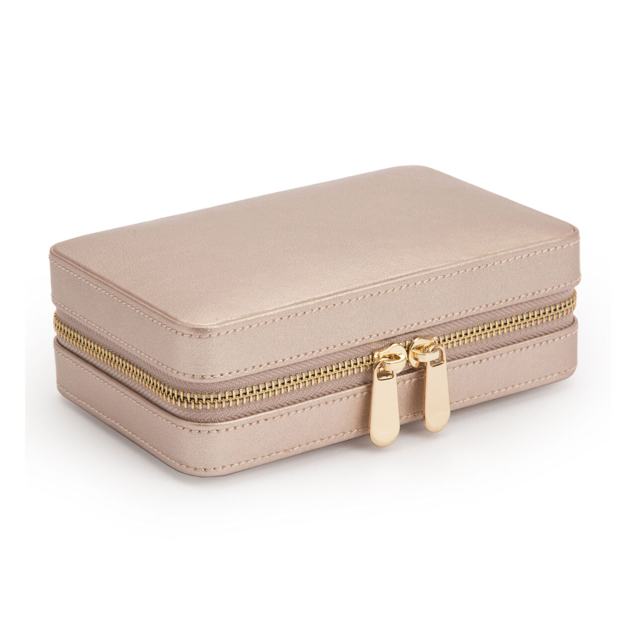 maison birks wolf palermo rose gold zip case 213616 image number 1