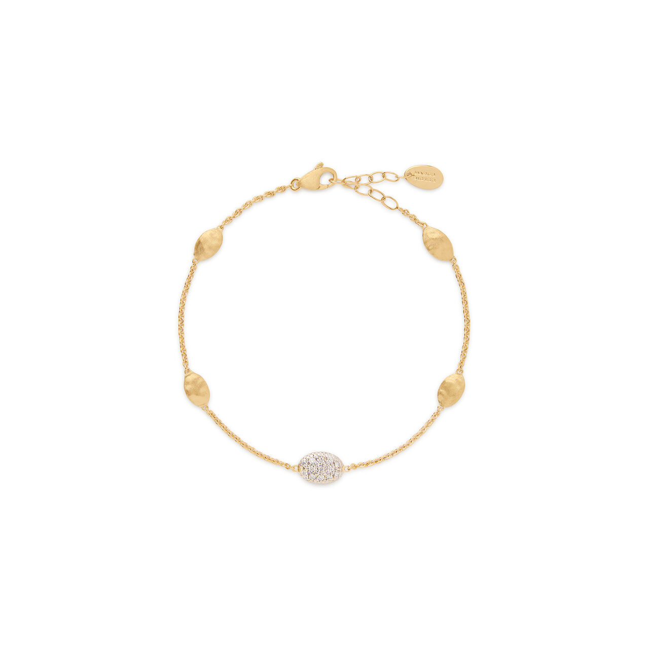 Marco Bicego Siviglia Small Yellow Gold and Diamond Bracelet BB2943 B YW Q6 image number 0
