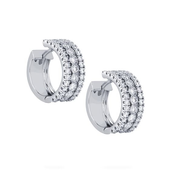 Boucles d'oreilles en diamants
