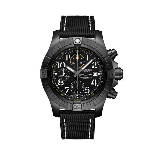 maison birks breitling avenger chronograph 45 night mission titanium black tang type v13317101b1x1 image number 0
