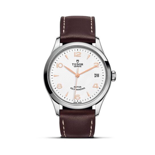Tudor 1926 36Mm Steel Case Light - Coloured Dial Brown Leather Strap image number 0