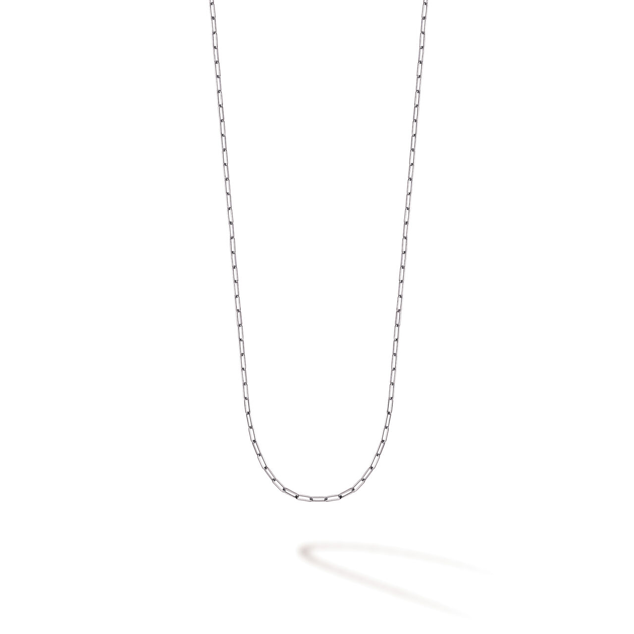 bijoux birks essentials white gold cable chain necklace image number 0