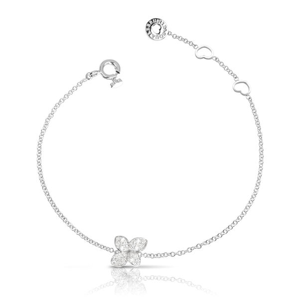 Petit Garden Micro White Gold and Diamond Pav&eacute; Bracelet
