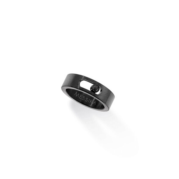 Move Titanium Small Diamond Ring