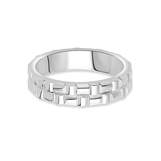 Birks Essentials Sterling Silver Men's Woven Ring image number 0