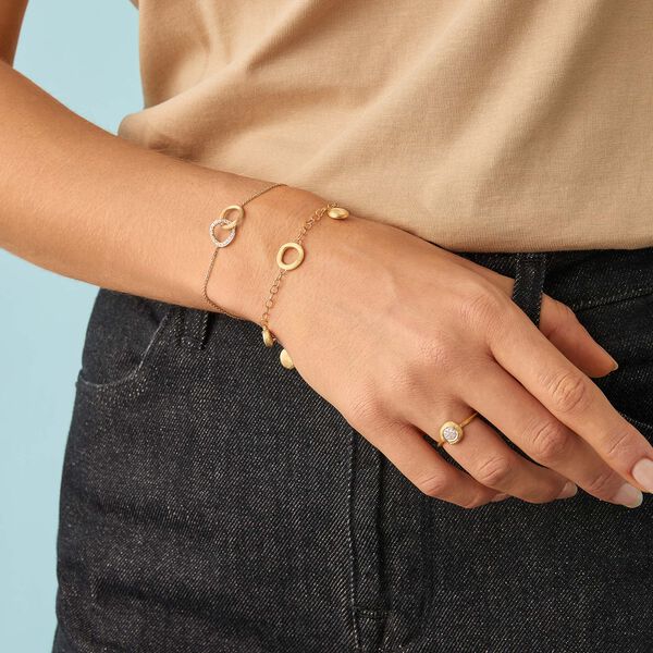 Bracelet Jaipur en or blanc avec diamants