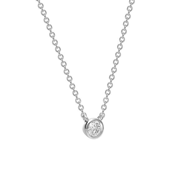 Sterling Silver and Diamond Pendant