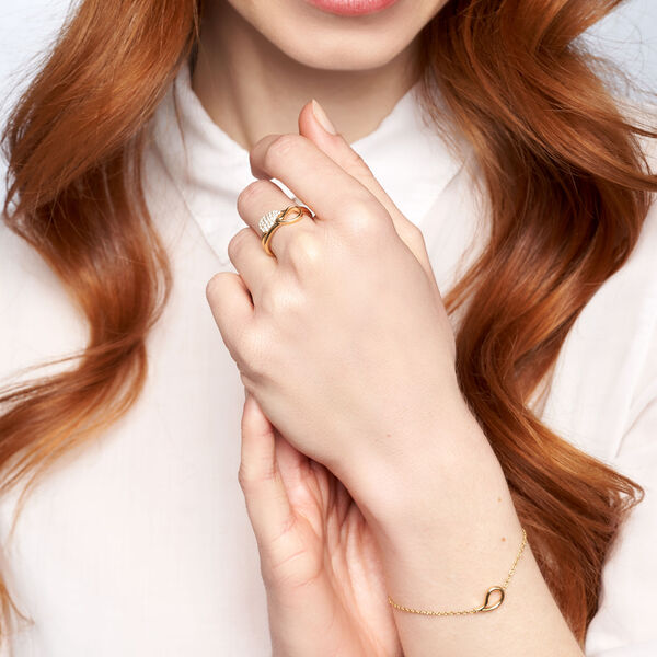 Yellow Gold and Diamond Ring