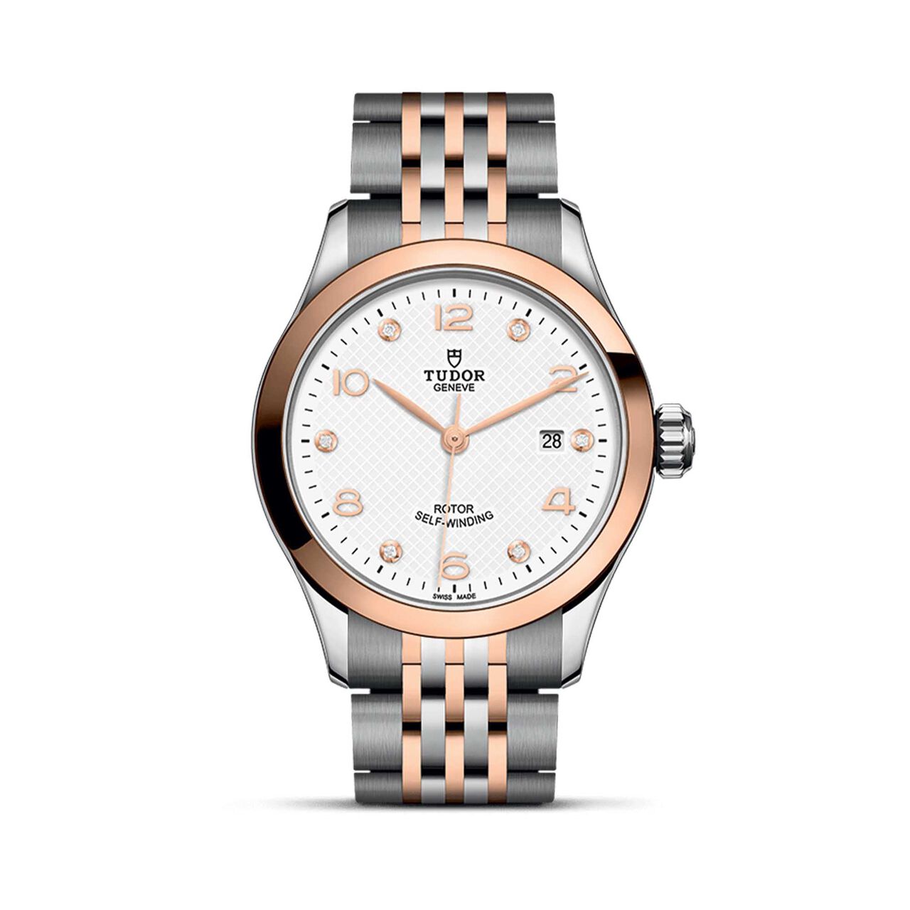 Tudor 1926 28Mm Steel Case White Diamond - Set Dial Steel And Rose Gold Bracelet image number 0