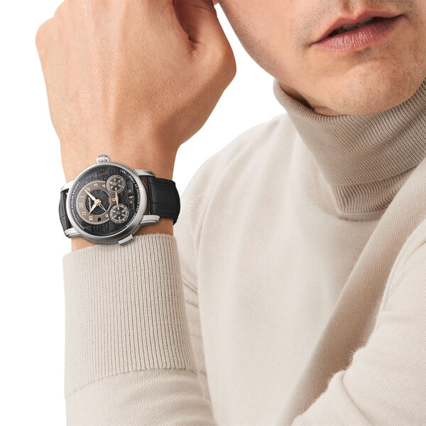 Star Legacy Nicolas Rieussec 43mm chronographe automatique en acier inoxydable - édition limitée 100 ans de Meisterstück