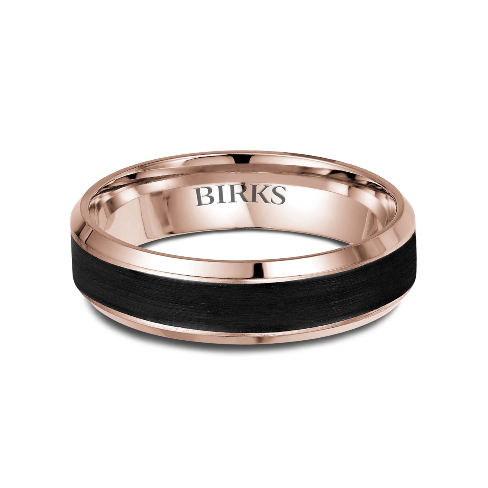 Black gold wedding band for him clearance