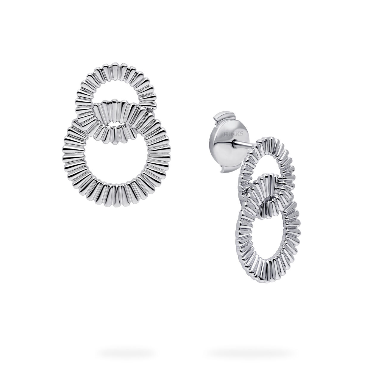 Birks Essentials Double Pleated Earrings  image number 0
