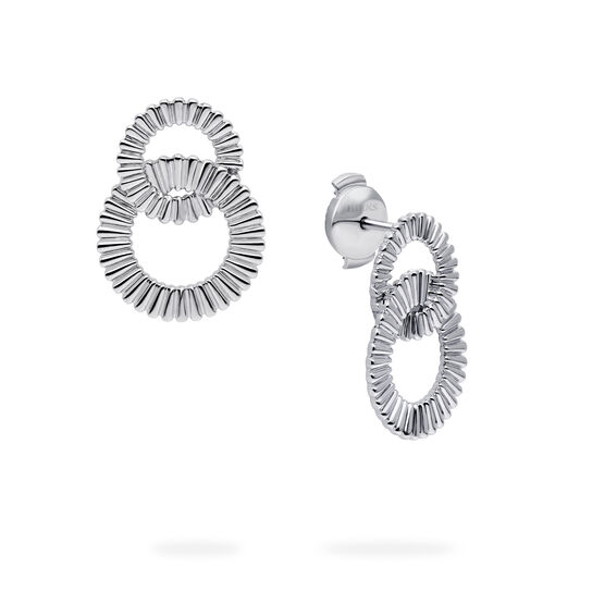 Birks Essentials Double Pleated Earrings  image number 0