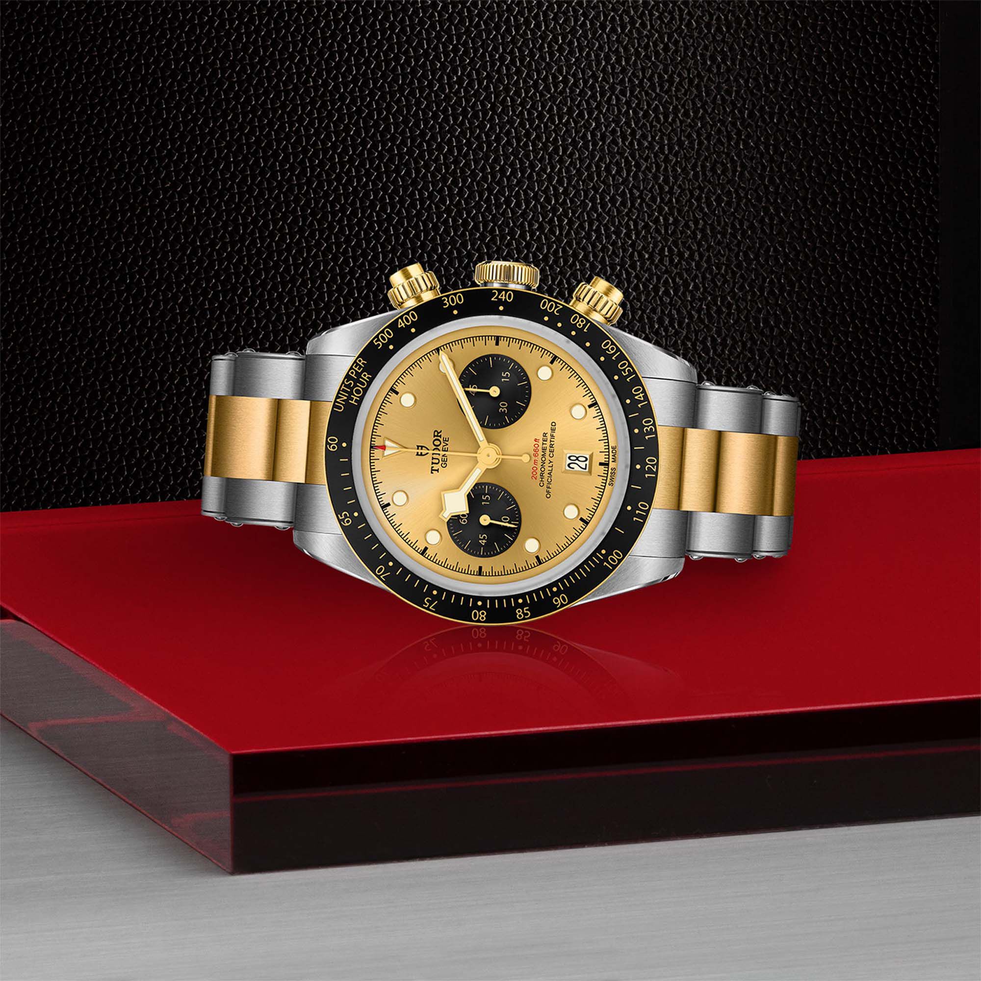Tudor black bay chrono s&g outlet
