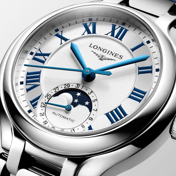 PrimaLuna Automatic Moonphase 34 mm Stainless Steel