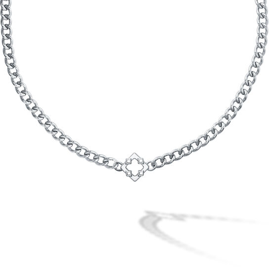 bijoux birks iconic silver muse choker necklace image number 0