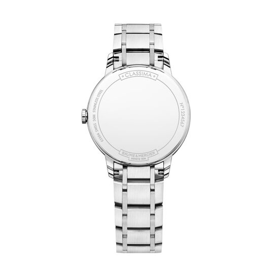 Classima 31 mm quartz en acier inoxydable et diamants image number 1