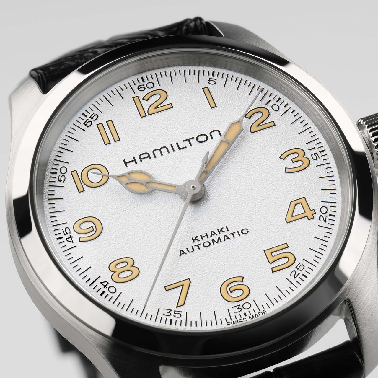 Hamilton Khaki Field Murph 38 mm automatique en acier inoxydable image number 4