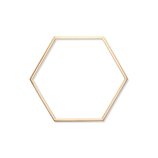 Bijoux Birks Essentials Yellow Gold Hexagon Bangle image number 0