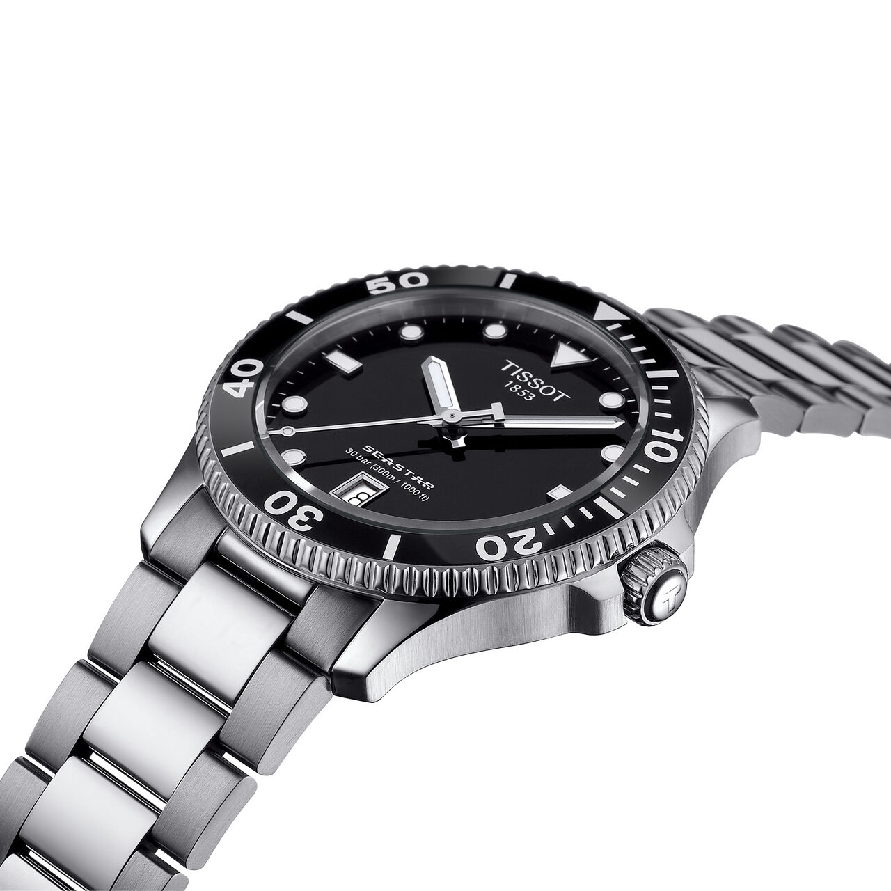 Tissot Seastar 1000 40 mm quartz en acier inoxydable image number 2