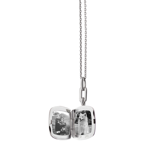 Médaillon Slim Lockets Viv en argent image number 2