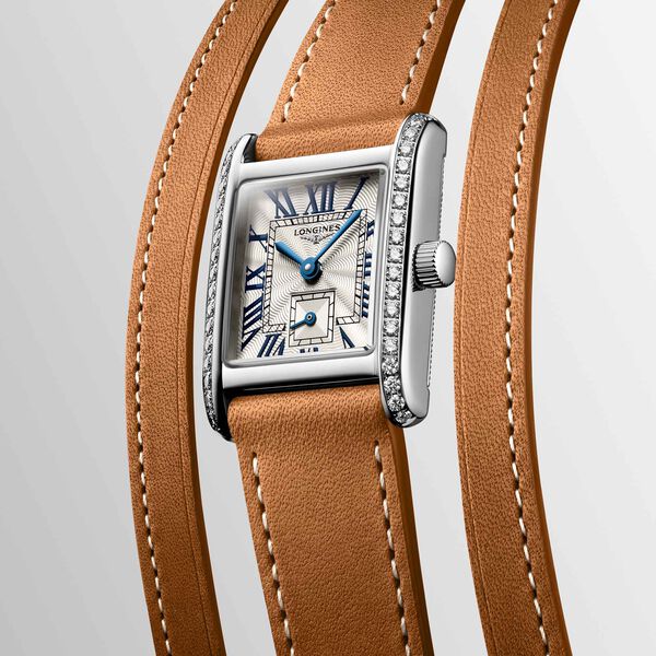 Mini DolceVita Quartz 21 X 29 mm Stainless Steel and Diamond