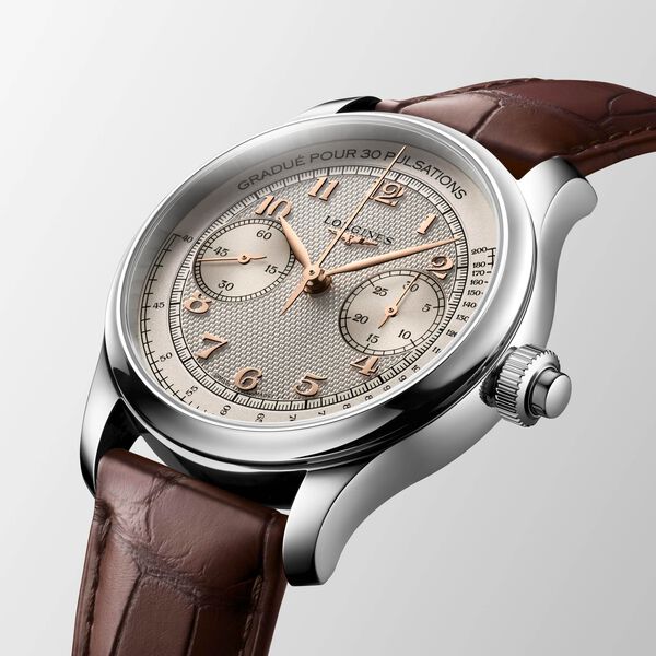 Master Monopusher 41 mm chronographe manuelle en acier inoxydable