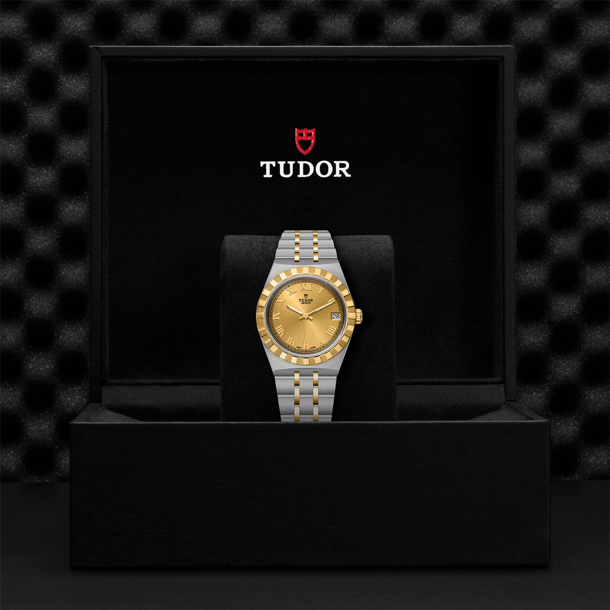 TUDOR Royal Automatic mm Yellow Gold and Stainless Steel