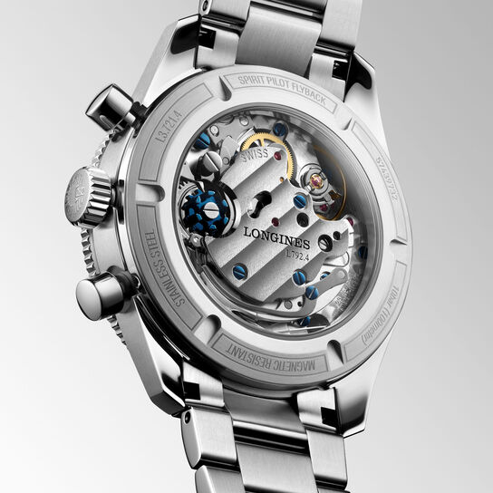 Longines Spirit Flyback Manual Chronograph 40 mm Stainless Steel image number 4