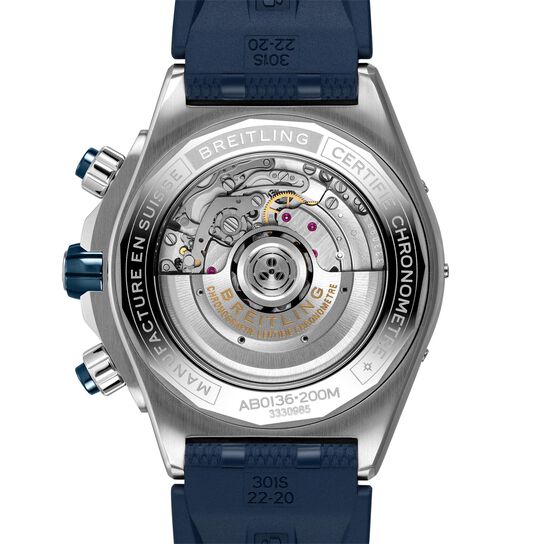 breitling-super-chronomat-b01-44-steel-blue-ab0136161c1s1-back image number 1