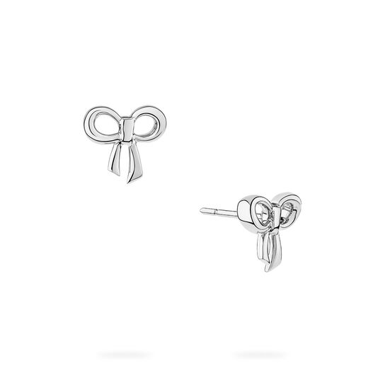 Birks Essentials Sterling Silver Bow Earrings for Kids image number 0
