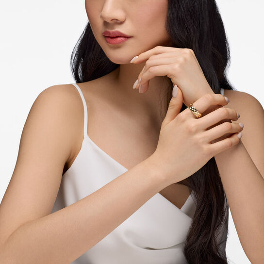 Birks Essentials Yellow Gold Serpent Ring image number 1