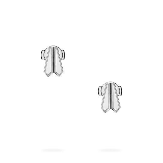 Birks Beekeeper Sterling Silver Stud Earrings image number 1
