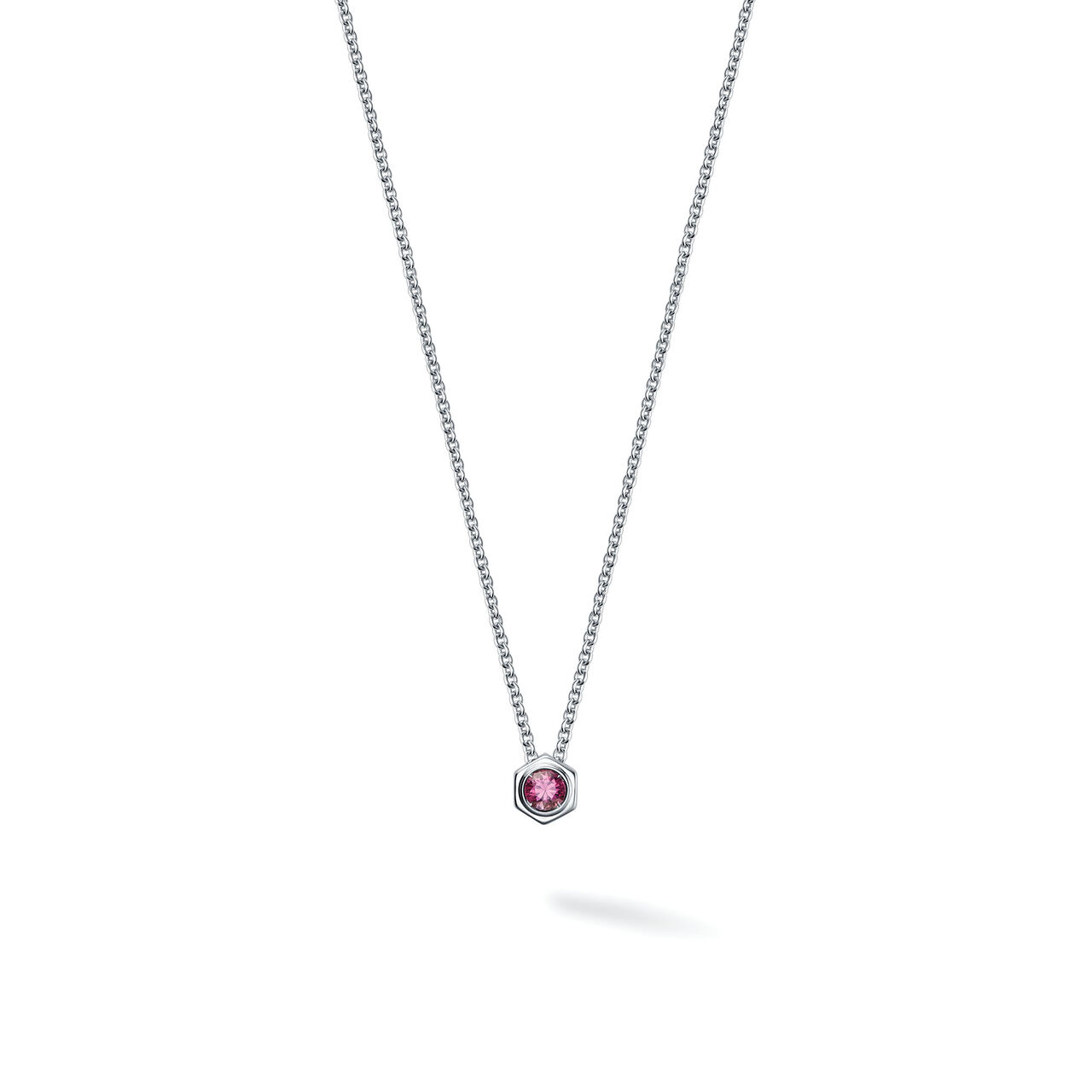 Bijoux Birks Bee Chic Pink Tourmaline And Silver Pendant image number 0