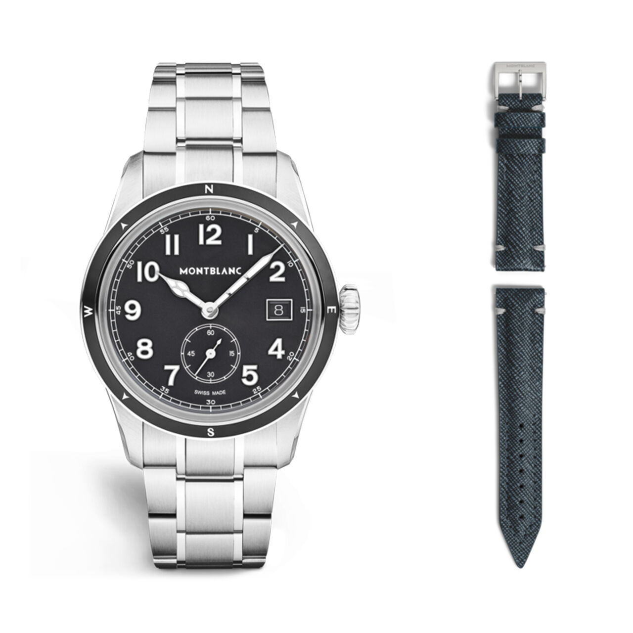 Montblanc 1858 0 Oxygen Automatic Small Seconds 38 mm Stainless Steel image number 5