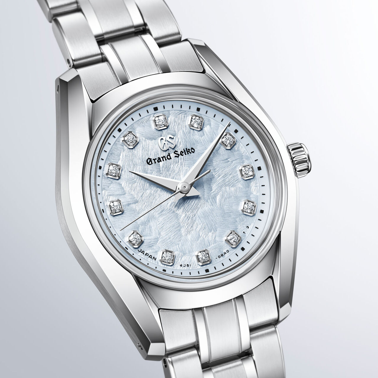 Grand Seiko Heritage 26 mm quartz en acier inoxydable et diamants image number 2