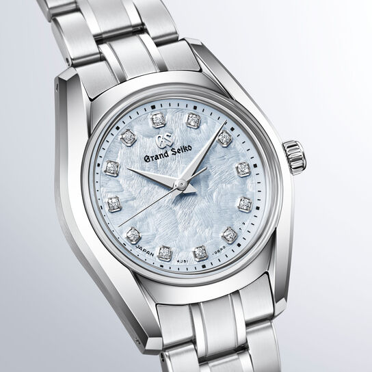Grand Seiko Heritage 26 mm quartz en acier inoxydable et diamants image number 2