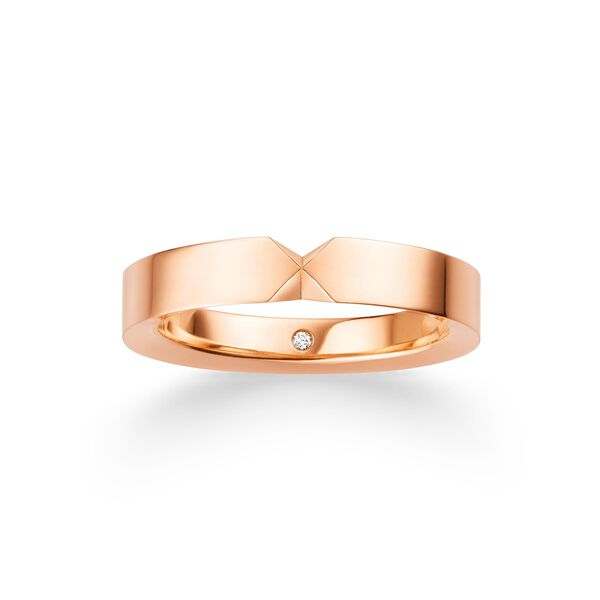 Joséphine Triomphe Rose Gold Wedding Band