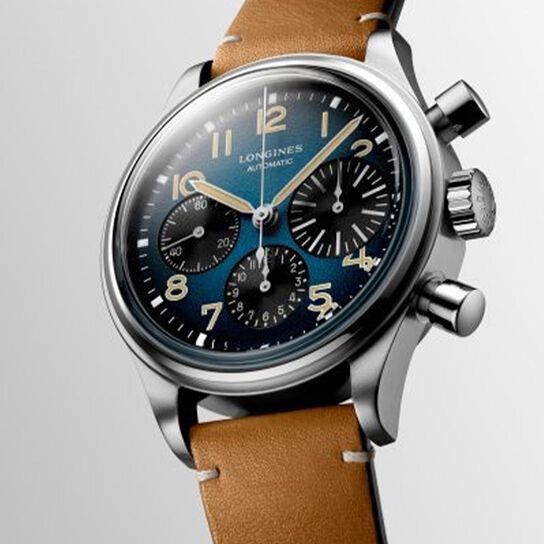 longines heritage avigation bigeye l2.816.1.93.2 face angled image number 1