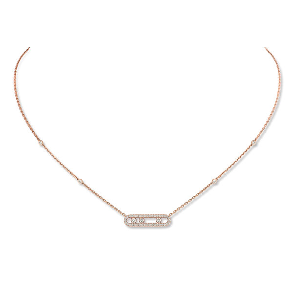 Baby Move Rose Gold Diamond Pavé Pendant