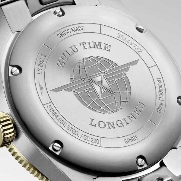 Spirit Zulu 39 mm GMT automatique en acier inoxydable et or jaune